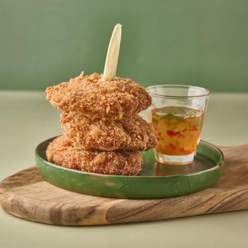 Deep Fried Prawns Cake